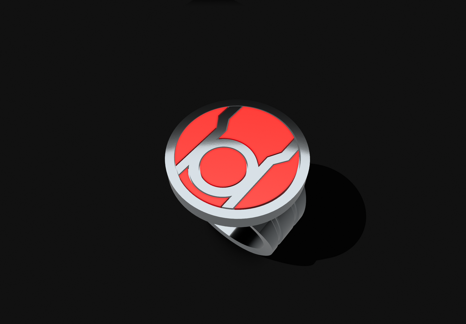 Red Lantern Ring (Classic) - Red Lantern render