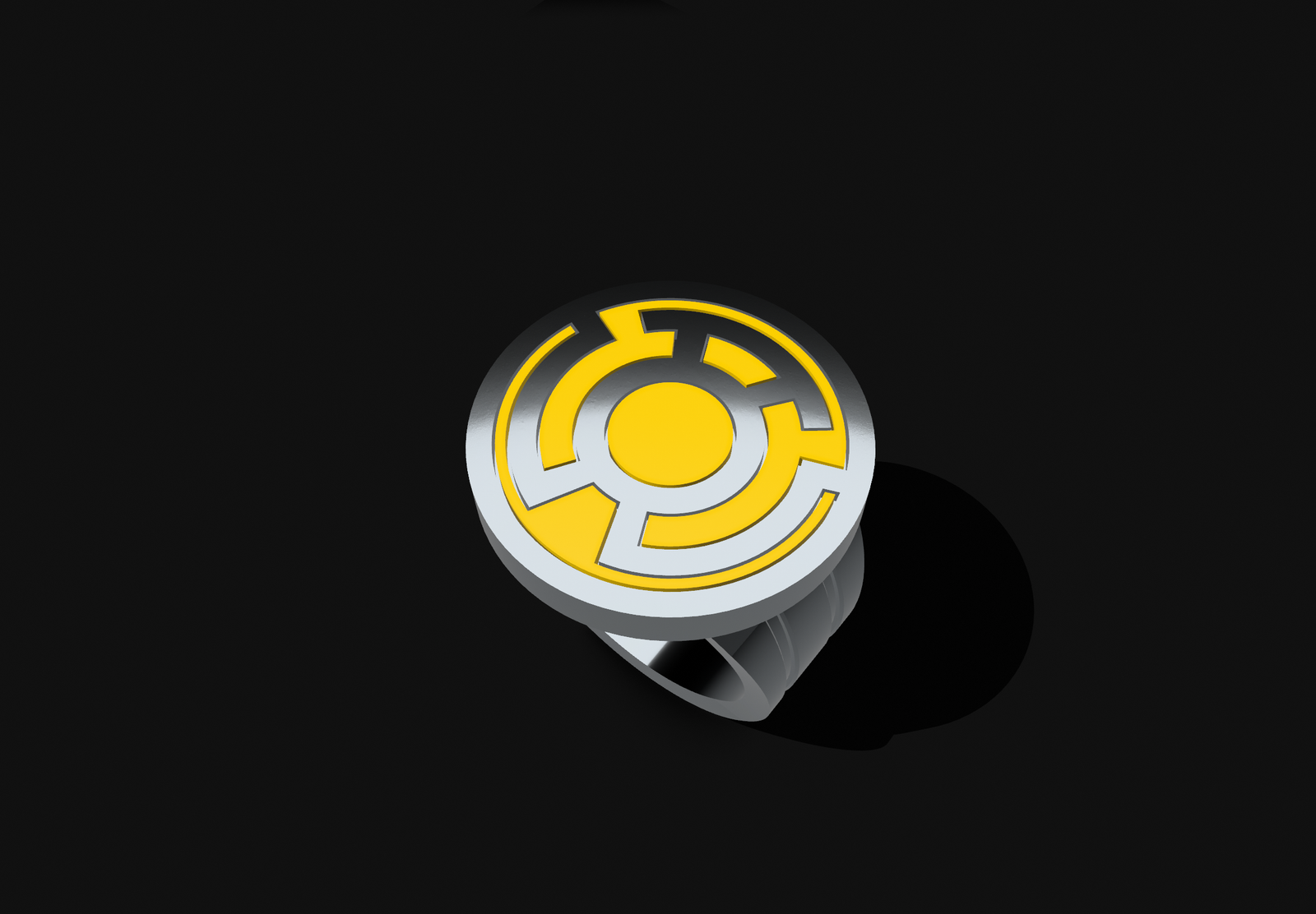 Yellow Lantern Ring (Classic) - Yellow Lantern render